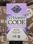 Garden Vitamin Code RAW prenatal вітаміни для вагітних пренаталь 90шт