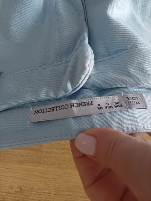 Spodnie chinosy błękitne 36 butik