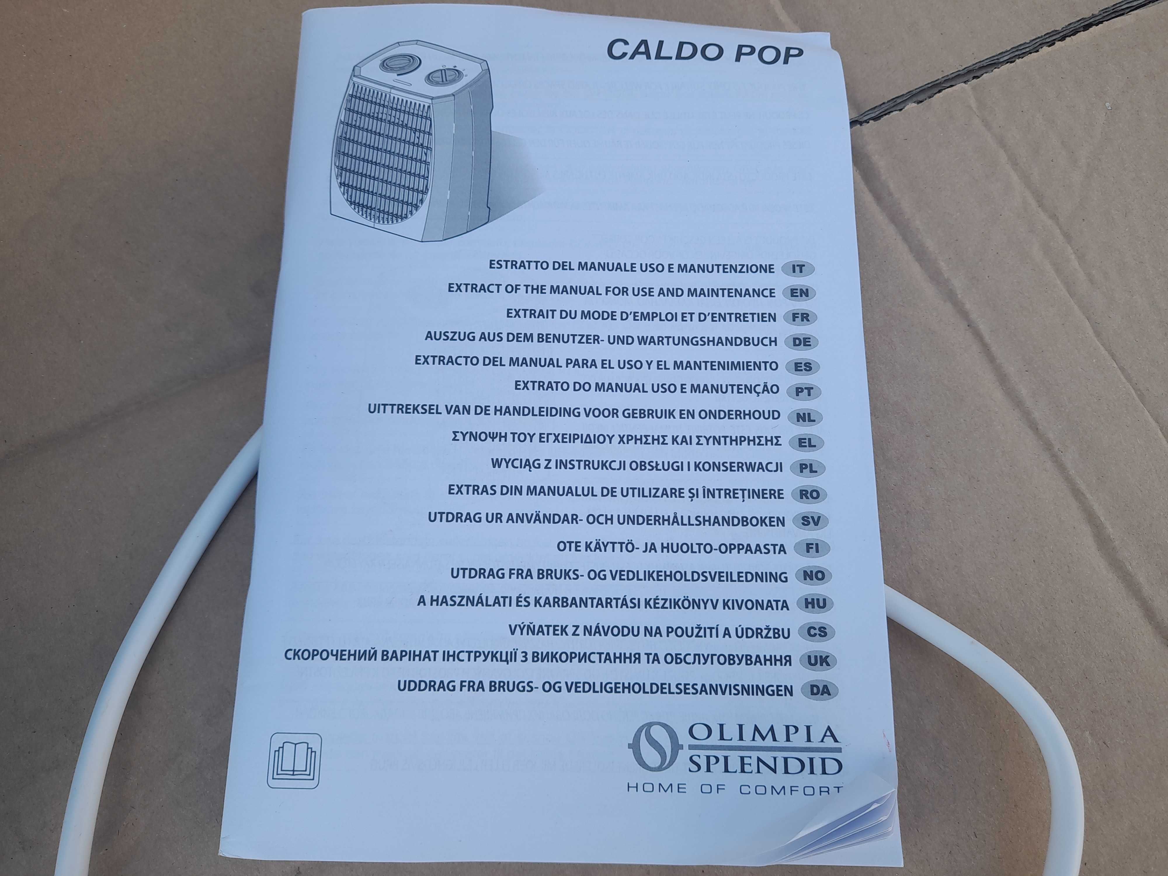 Olimpia Splendid CALDO POP A Termowentylator