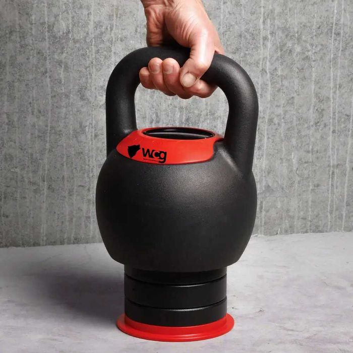 Гиря 16 кг 18 20 22 24 кг чавунна гири гирі 5 в 1 регульована набірна