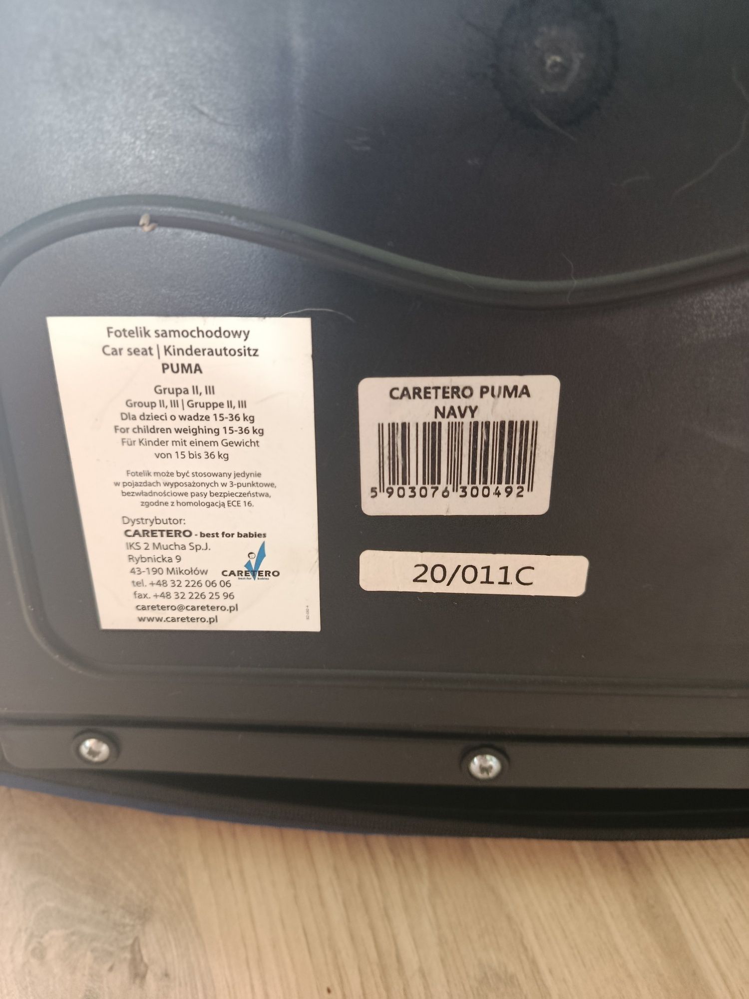 2 Foteliki isofix 15-36kg Osann
