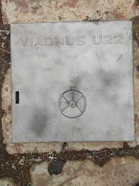Передняя верхняя дверь твердотопливного котла Viadrus Виадрус U22