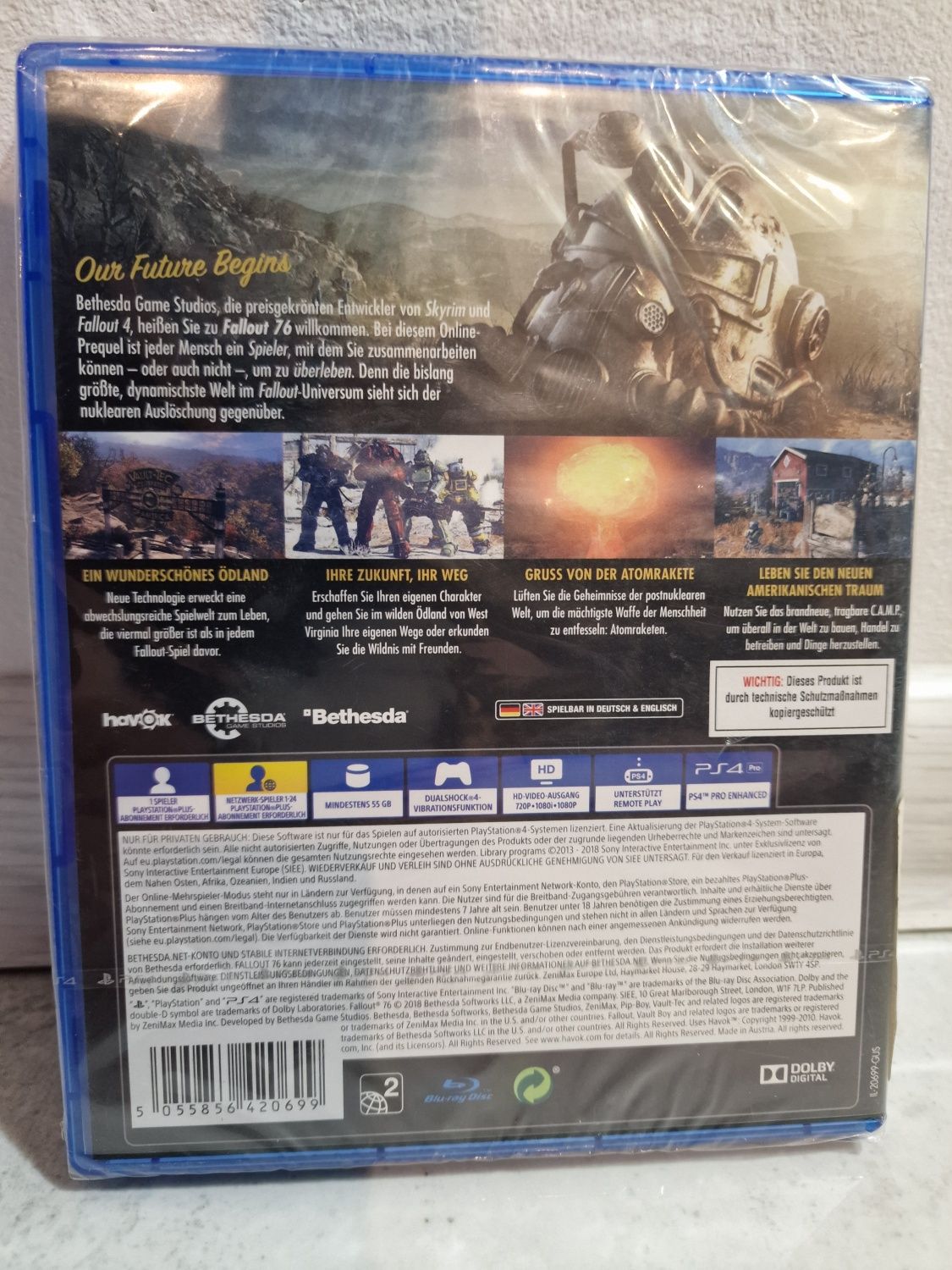 Nowa Gra PS4 Fallout 76 Zafoliowana