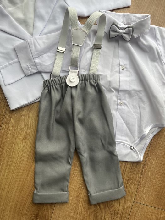 Komplet dla chłopca chrzest święty zestaw rozmiar 62