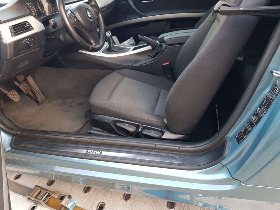 BMW E92 320i COUPE Oryginalny Lakier ATLANTIK BLAU 123000km zamiana!