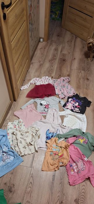 Ubranka dla dziewczynki rozmiar 98.