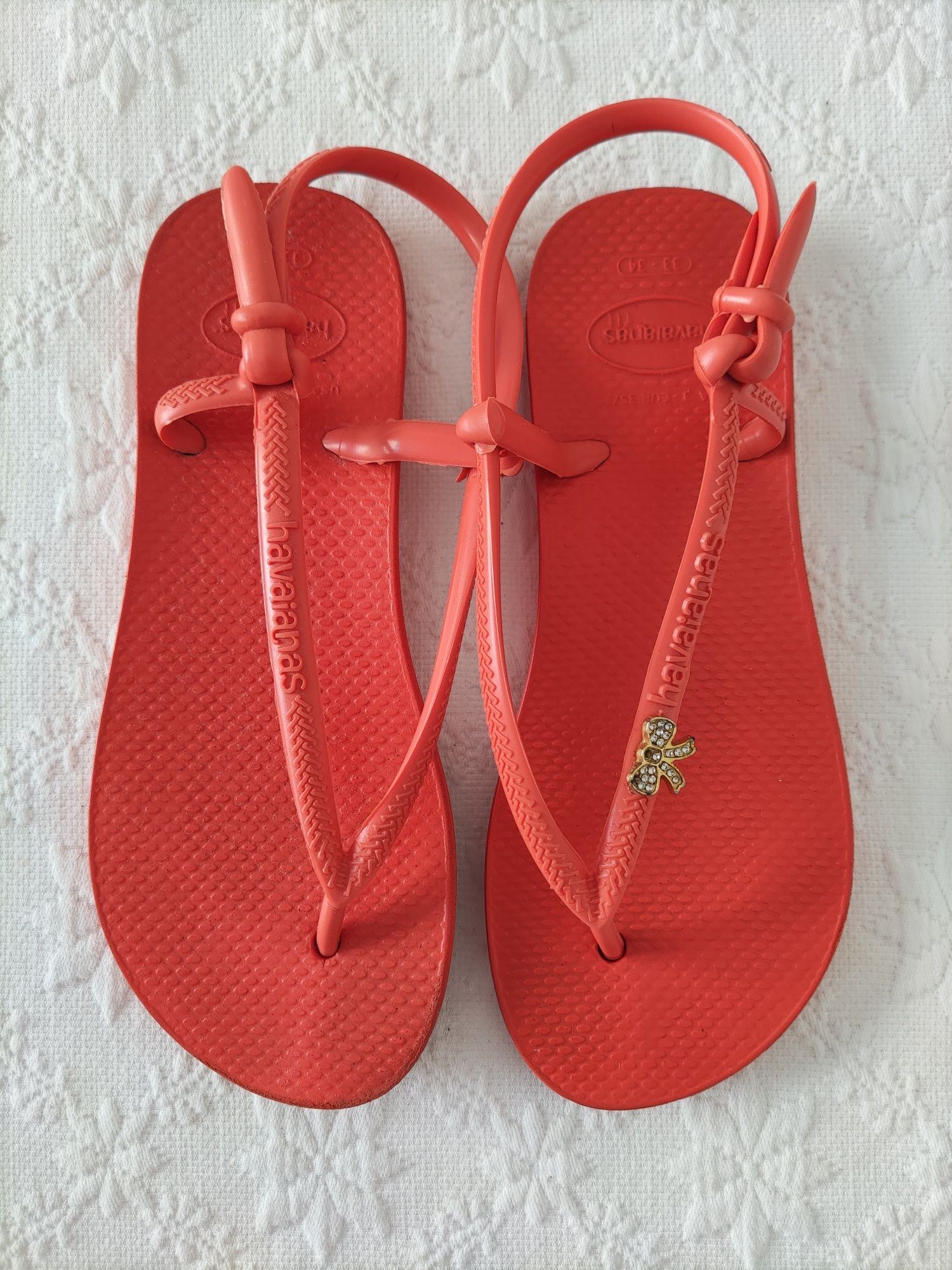 Havaianas laranjas