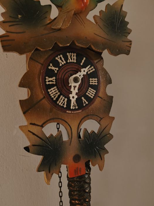 drewno zegar scienny dla dzieći