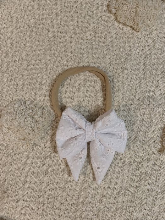 Sukienka handmade biała chrzciny ślub okazje komplet