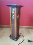 Lampa 4- Led stojąca drewno - rękodzieło