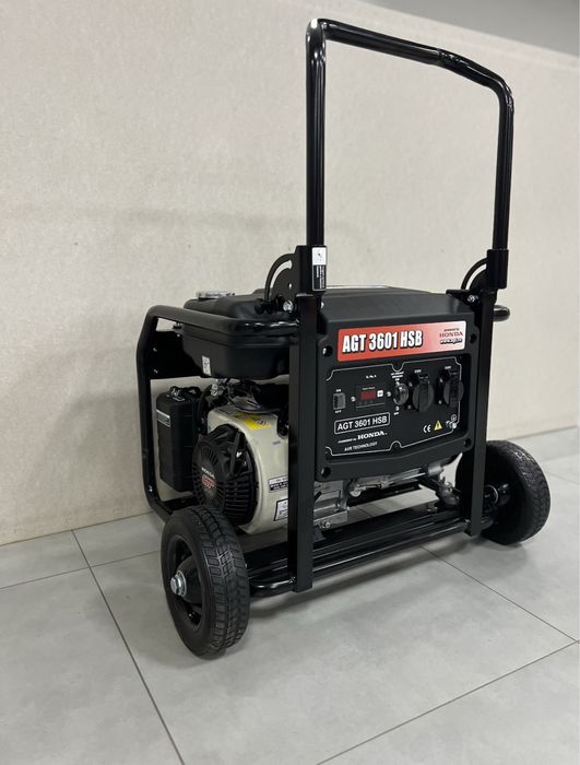 Бензиновий генератор AGT 3601 HSB TTL Honda GX200