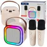 Głośnik Bluetooth przenośny Blow KARAOKE podświetlenie RGB 2 mikrofony