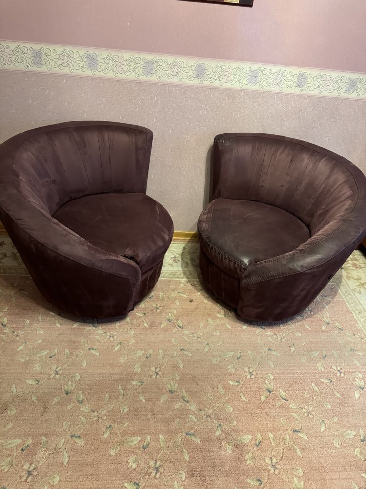 Fotele obracane sztuk 2