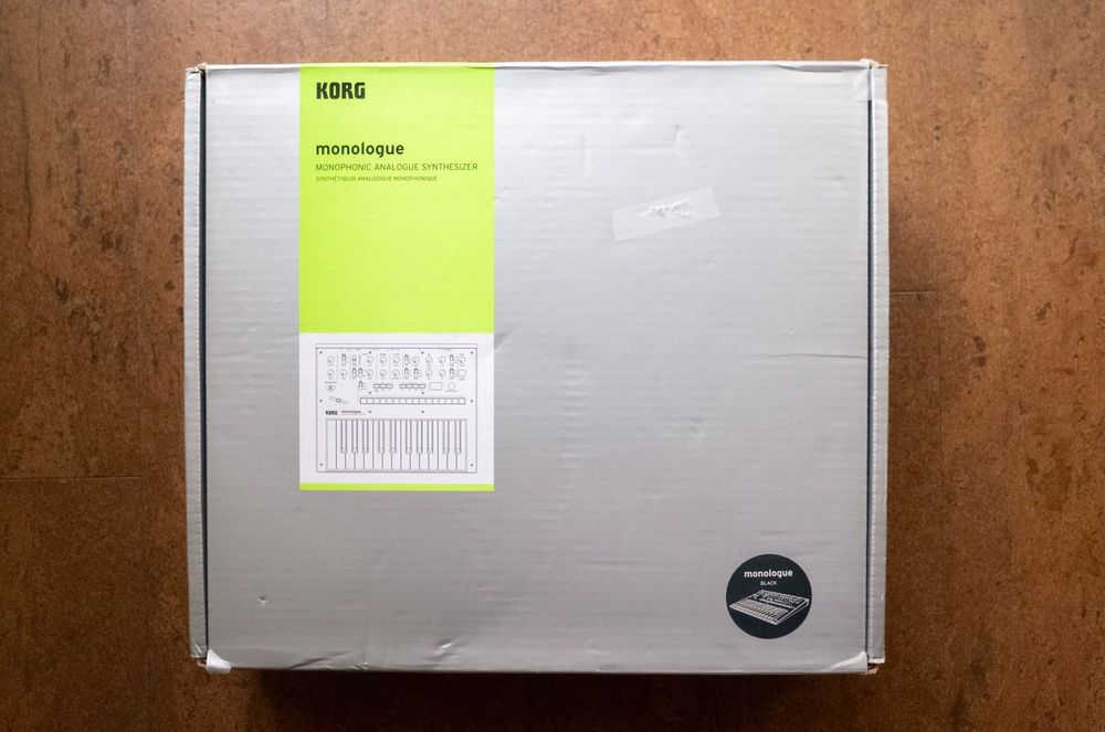 Korg Monologue sintetizador analógico, novo com 3 anos garantia