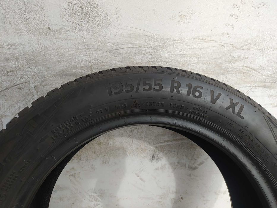1x195/55R16 Continental All Season Contact, 2019 rok, 7mm, 91V XL