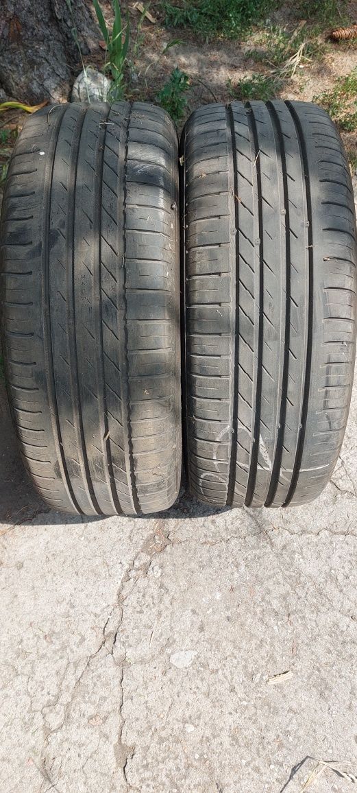 2 Opony letnie Nokian 205/55/16 i 4 Alu kola z zimowymi oponami 15cali