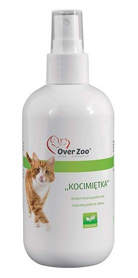 Ziołowy preparat relasujący i wabiający koty Over Zoo Kocimiętka 250ml