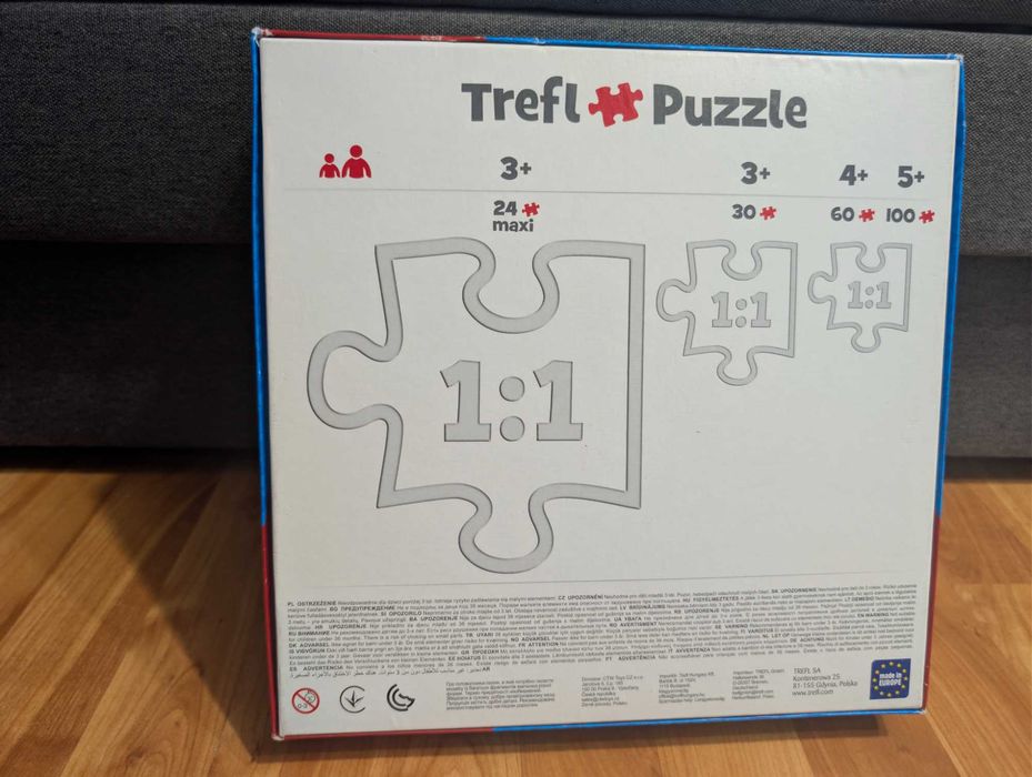 Puzzle Tomek i przyjaciele 3 in 1