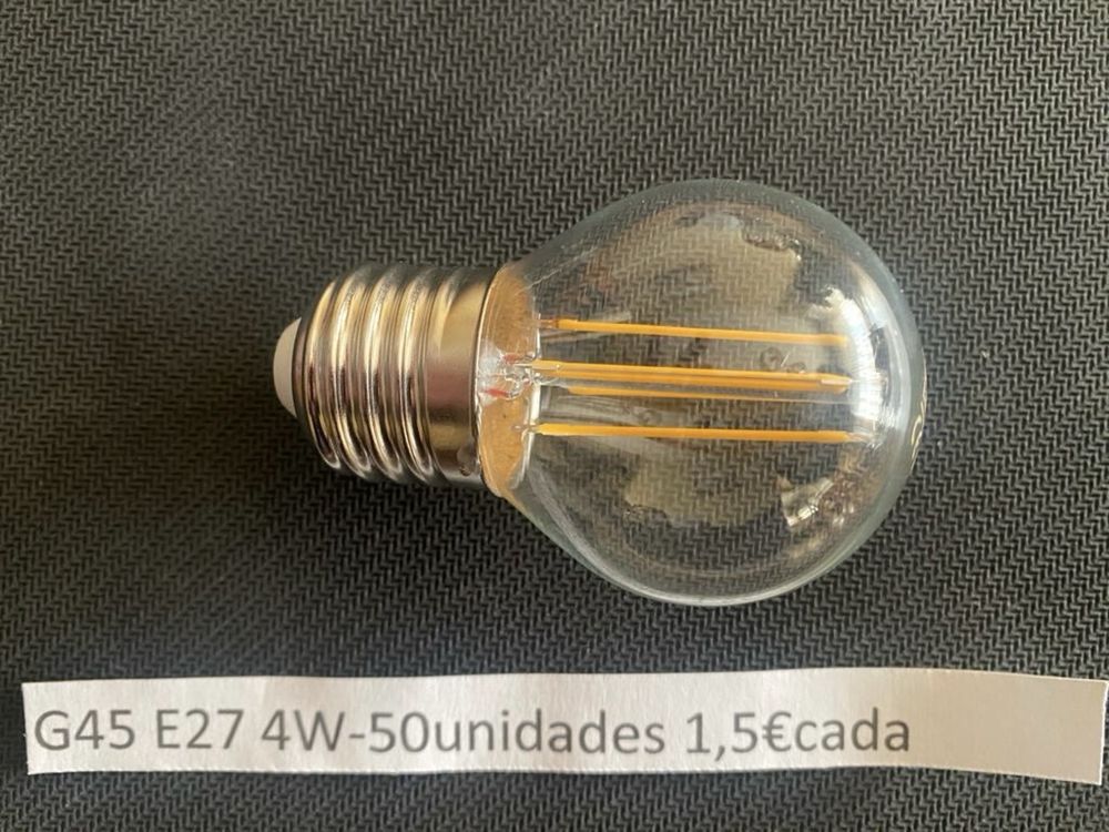 Lampadas Led entre 1€ e 3€