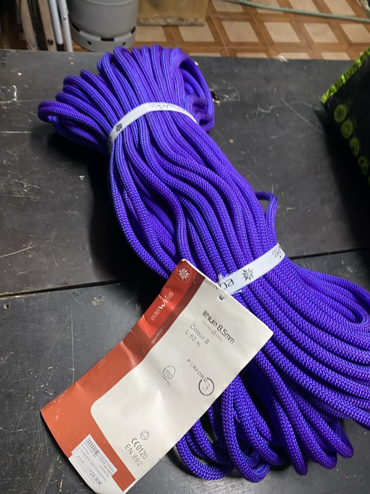 Cordada corda Edelweiss 60m para gelo