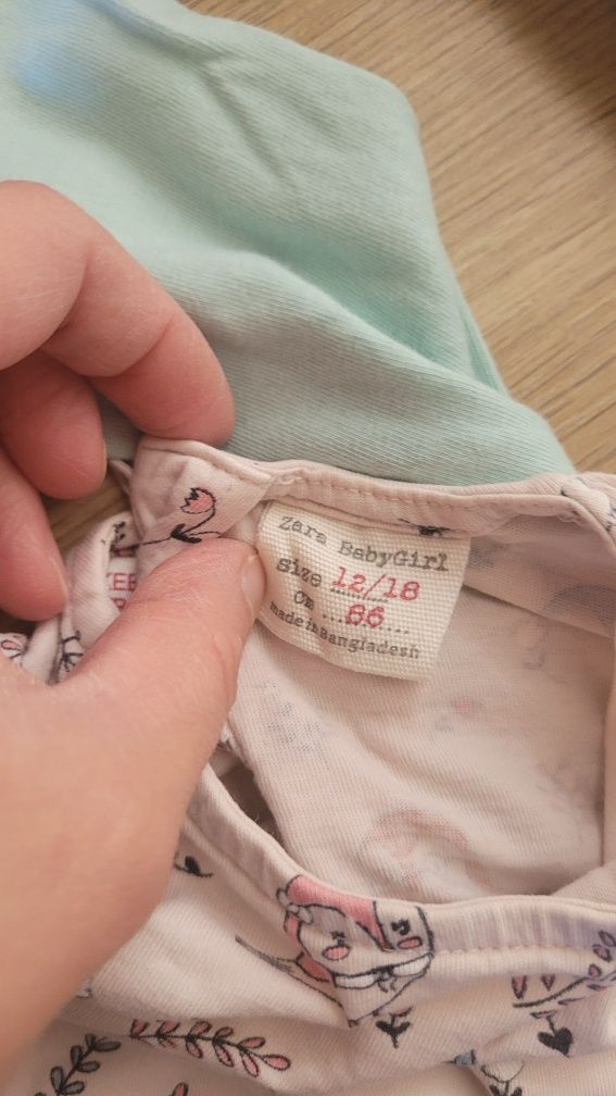 7 bluzek z długim rękawem Zara, H&M, Cool Club, Lupilu, So Cute 80