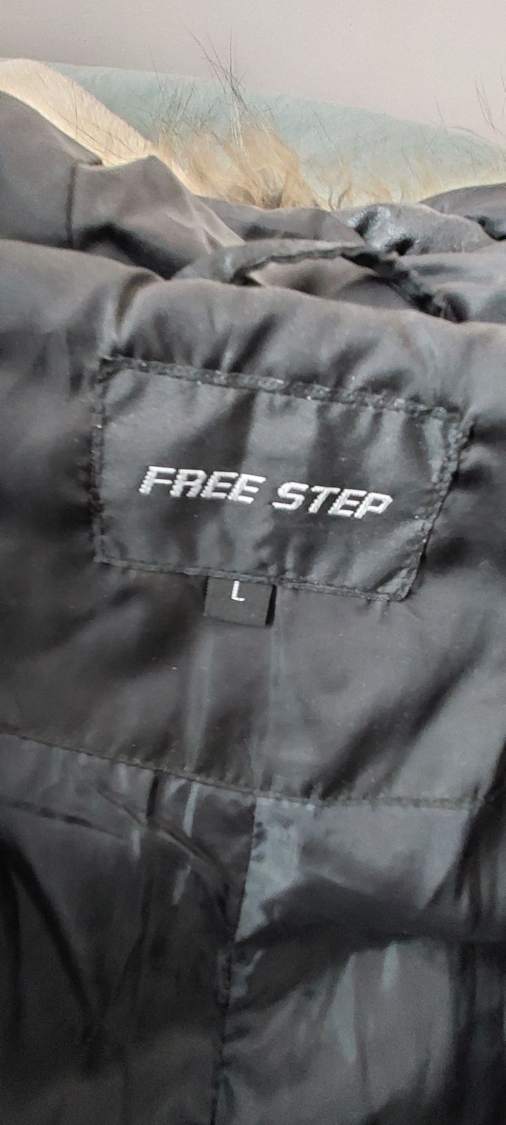 Kurtka czarna S zimowa freestep jesienna