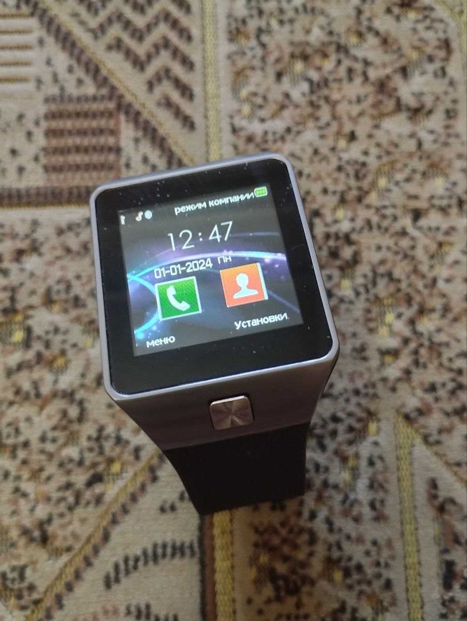 Смарт-часы Smart Watch DZ09 с функцией GSM звонков