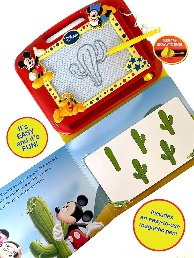 Nowa Disney Junior Mickey Clubhouse Pals książeczka i znikopis