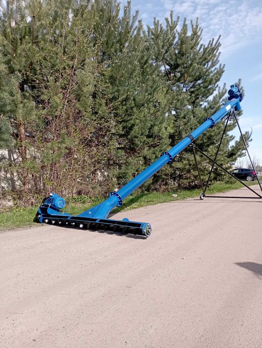 Шнековый погрузчик, винтовой конвейер, транспортер зерна, протравитель