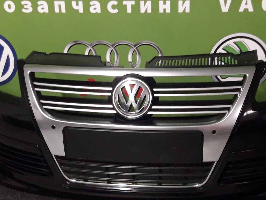 Бампер  Губа Volkswagen Passat B6 Rline