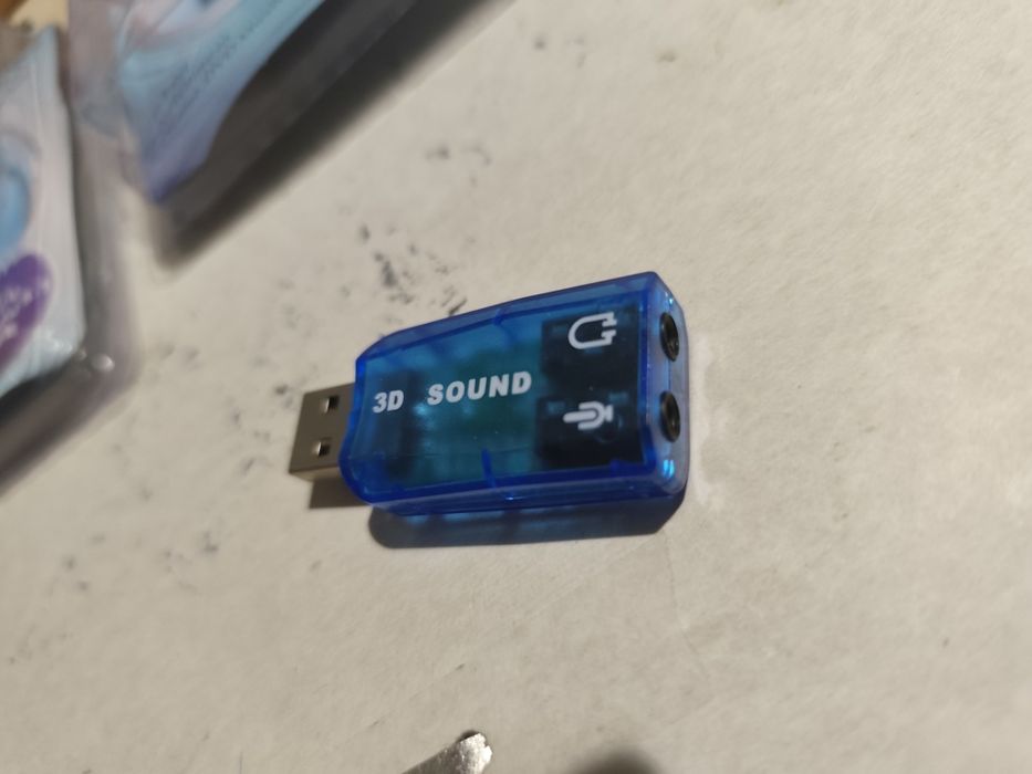 Звукова карта USB 3D 5,1sound нова.