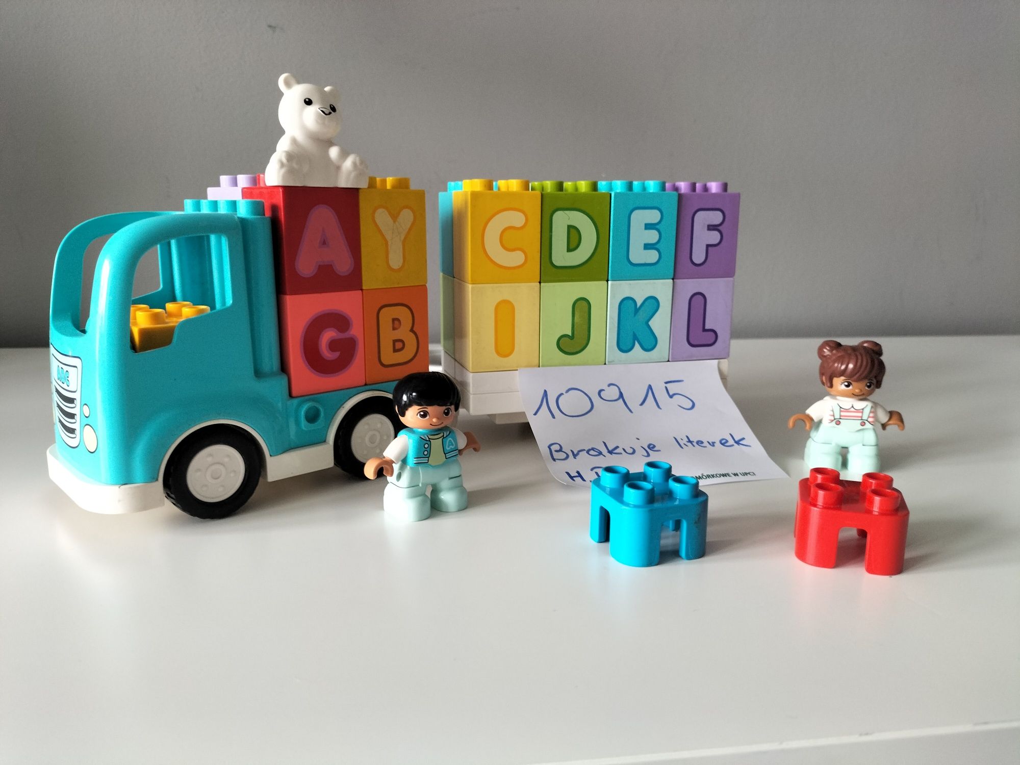 LEGO Duplo 10915 Cieżarówka z alfabetem