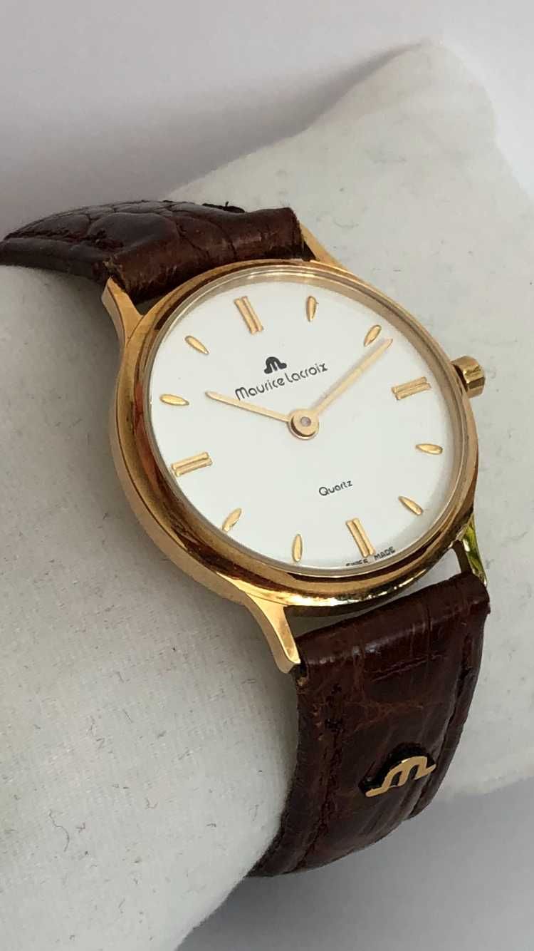 Maurice Lacroix zegarek damski, złoto 18K, nowy, NOS