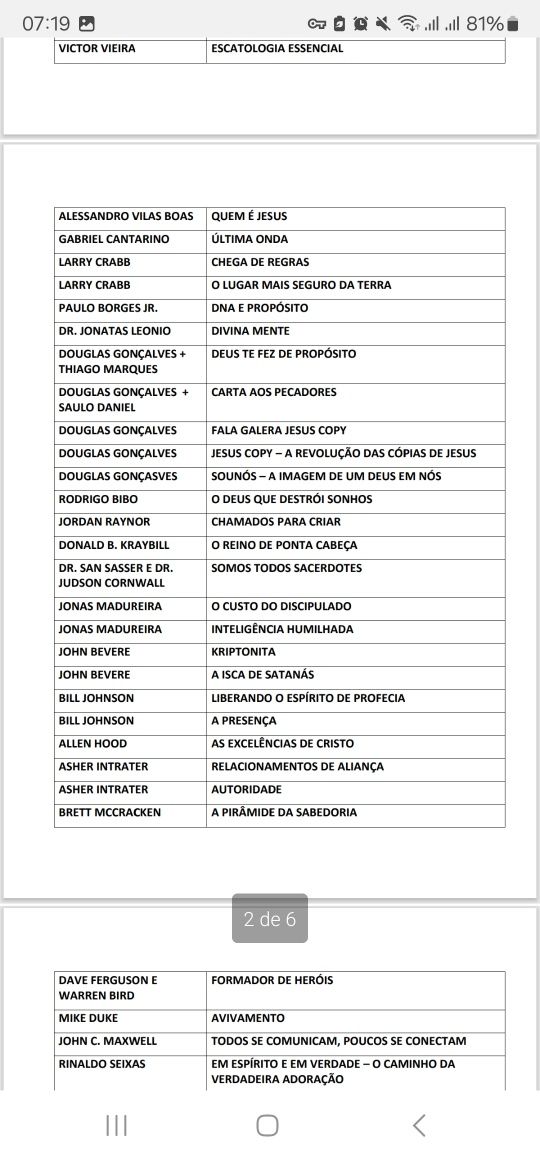 Livros Evangélicos