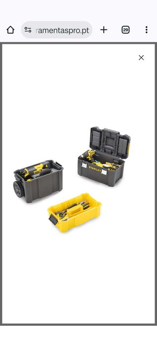 Trolley de Ferramentas 3 em 1 Stanley Essential STST1-80151, Como Novo