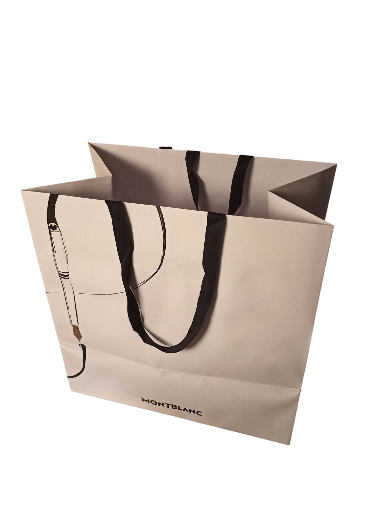 Saco grande de papel marca montblanc