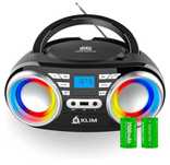 Klim boombox przenośny bluetooth CD radio RGB