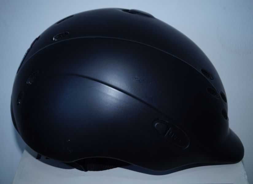 UVEX ONYXX Kask jeździecki do jazdy konnej czarny 49 - 54 cm