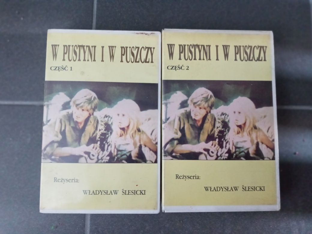 W pustyni i w puszczy bajki vhs kasety 2 cześci