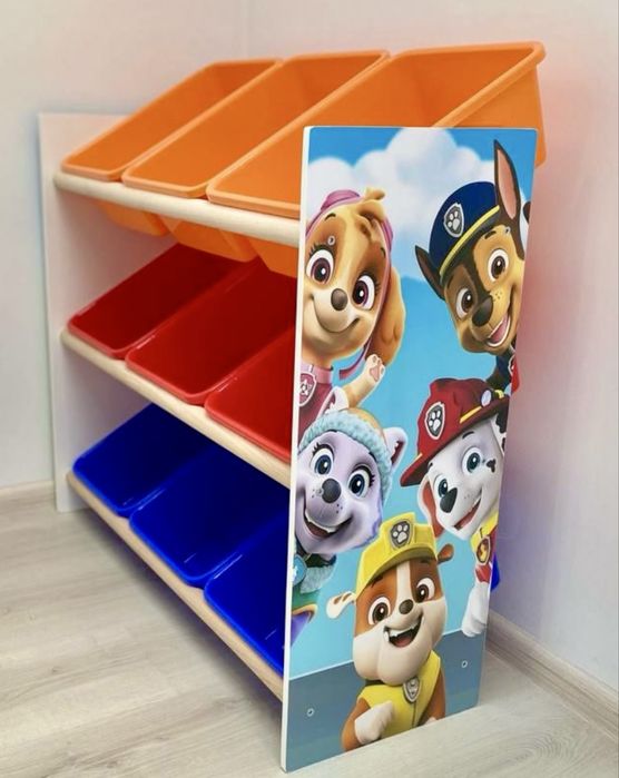 Стелаж дитячий, поличка для іграшок