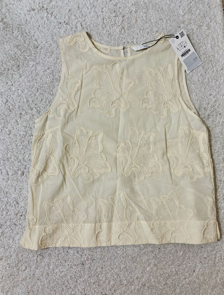 Лён Zara костюм брюки