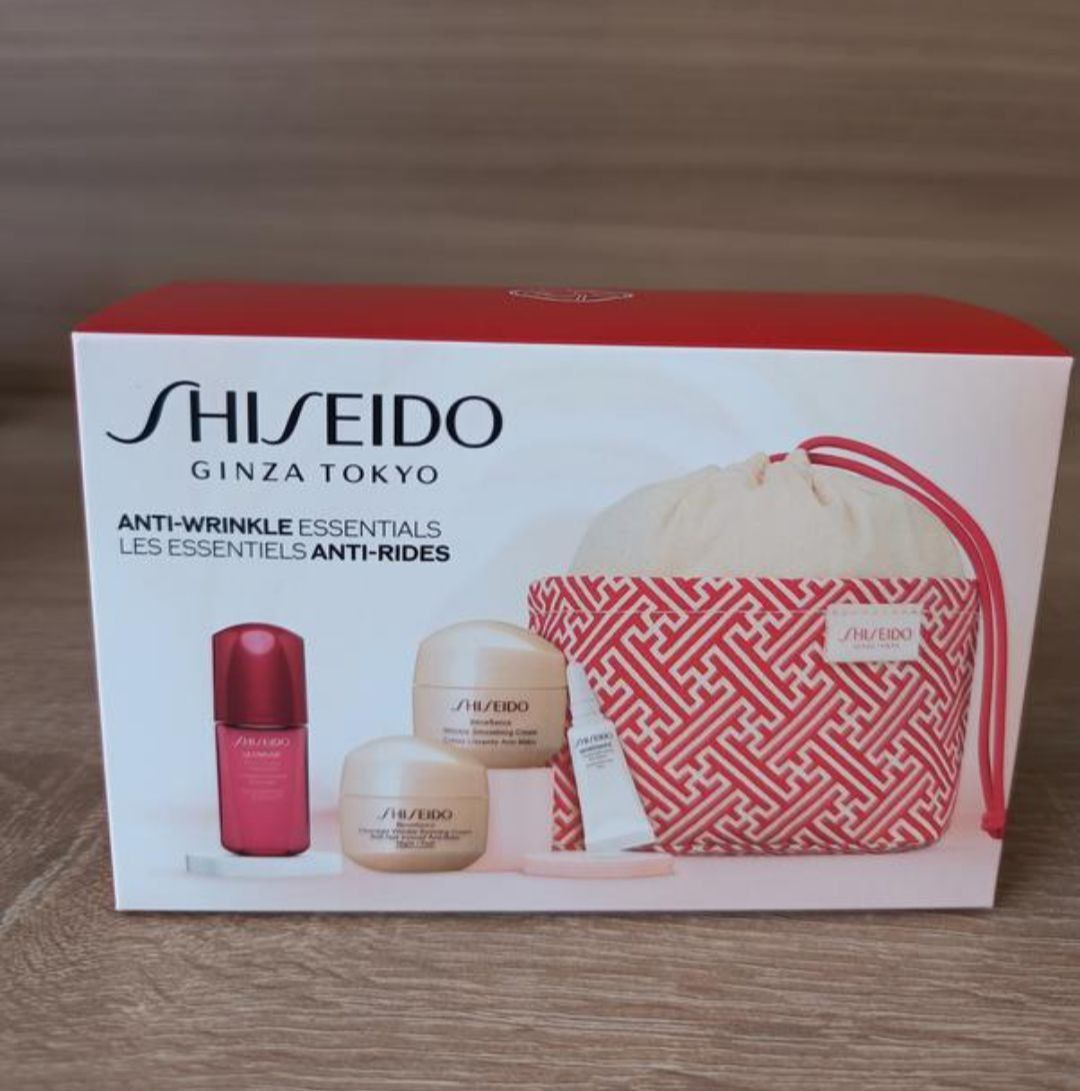 Набір для обличчя shiseido benefiance крем концентрат навколо очей про