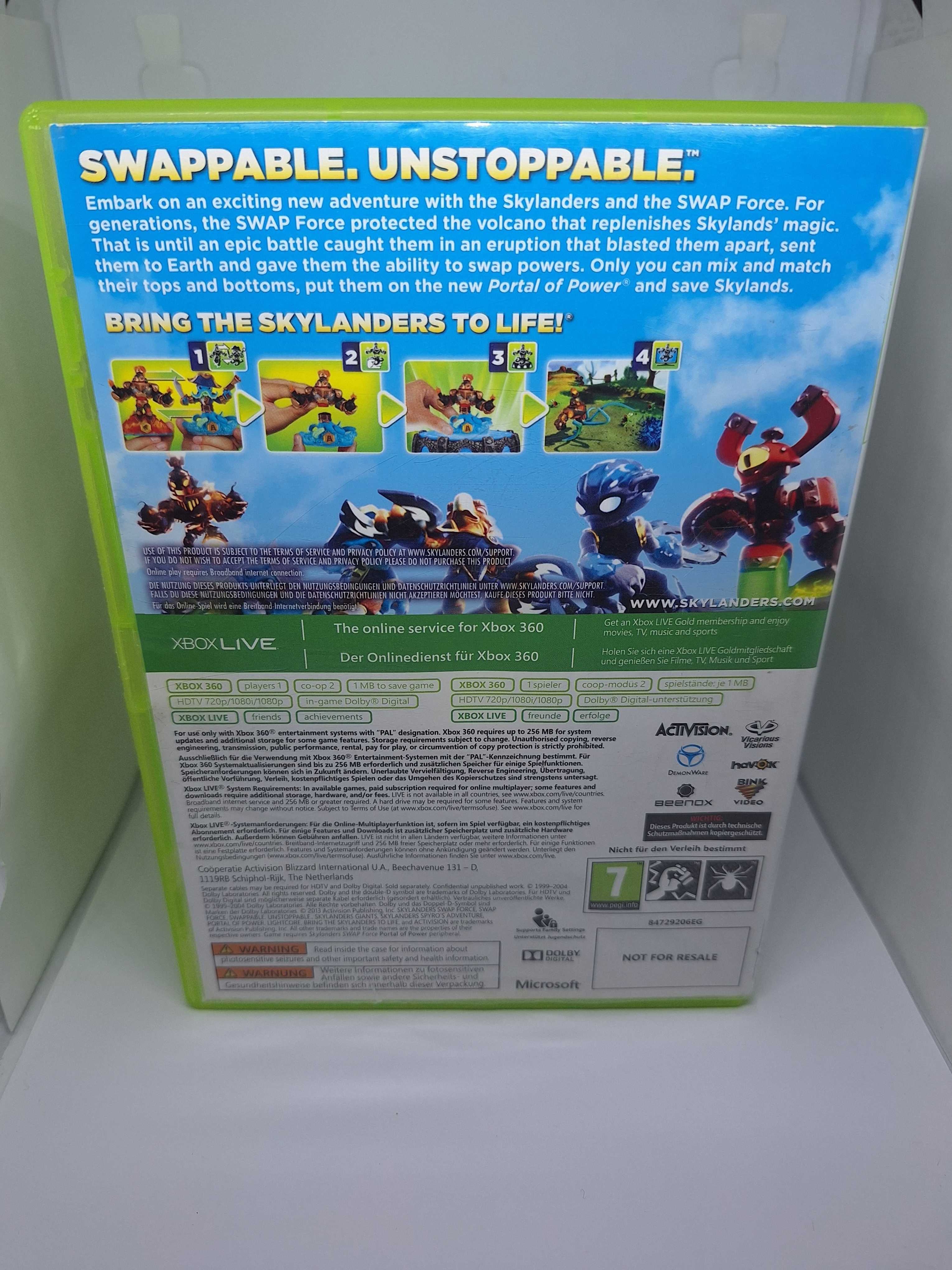 Gra Skylanders Swap Force, Xbox 360, Komis Jasło Czackiego