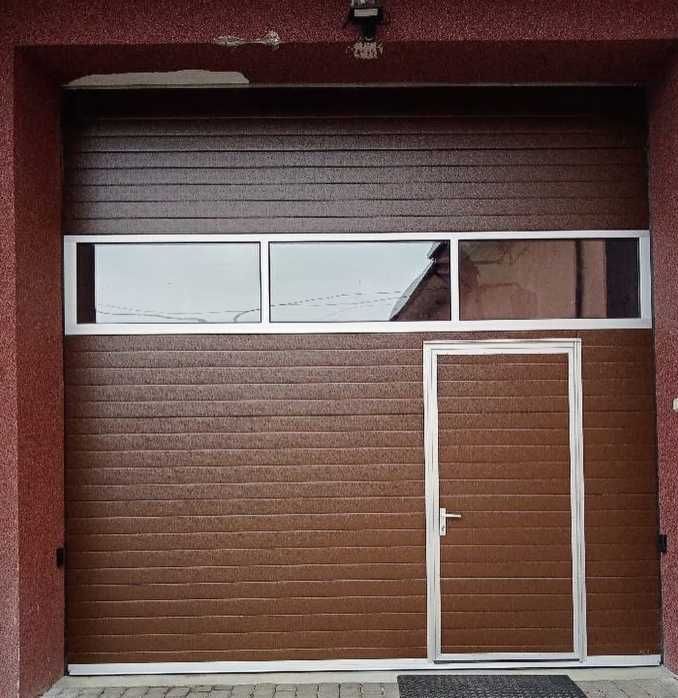 Brama garażowa segmentowa brązowa 3000x2000