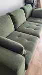 Kanapa/ sofa zielona pikowana