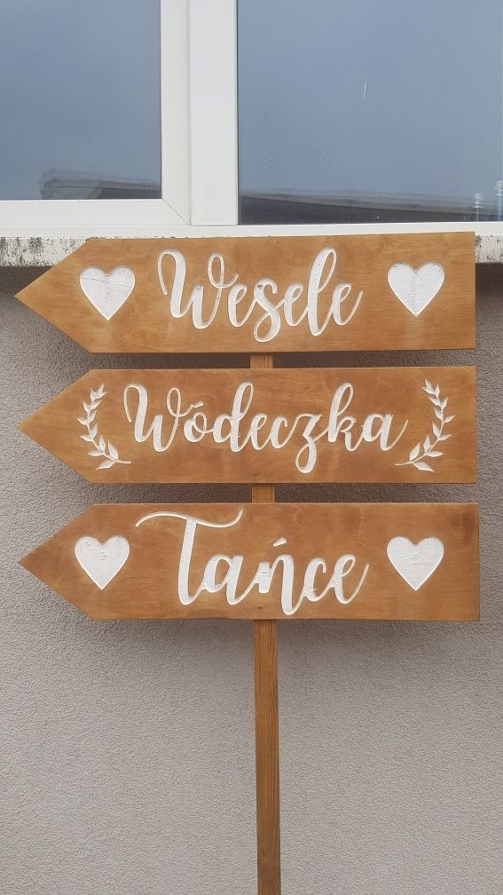 Drogowskazy weselne