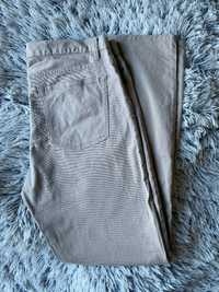 spodnie szare h&m 175/84a slim fit