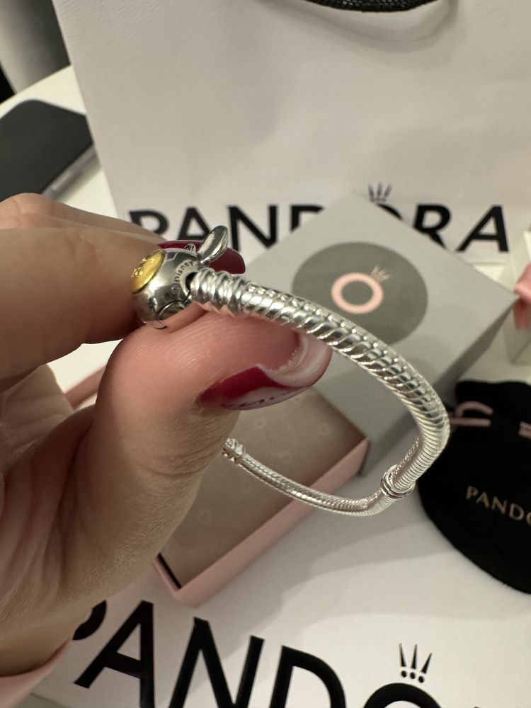 Серебряный браслет pandora s925 ale "100-річчя Disney"