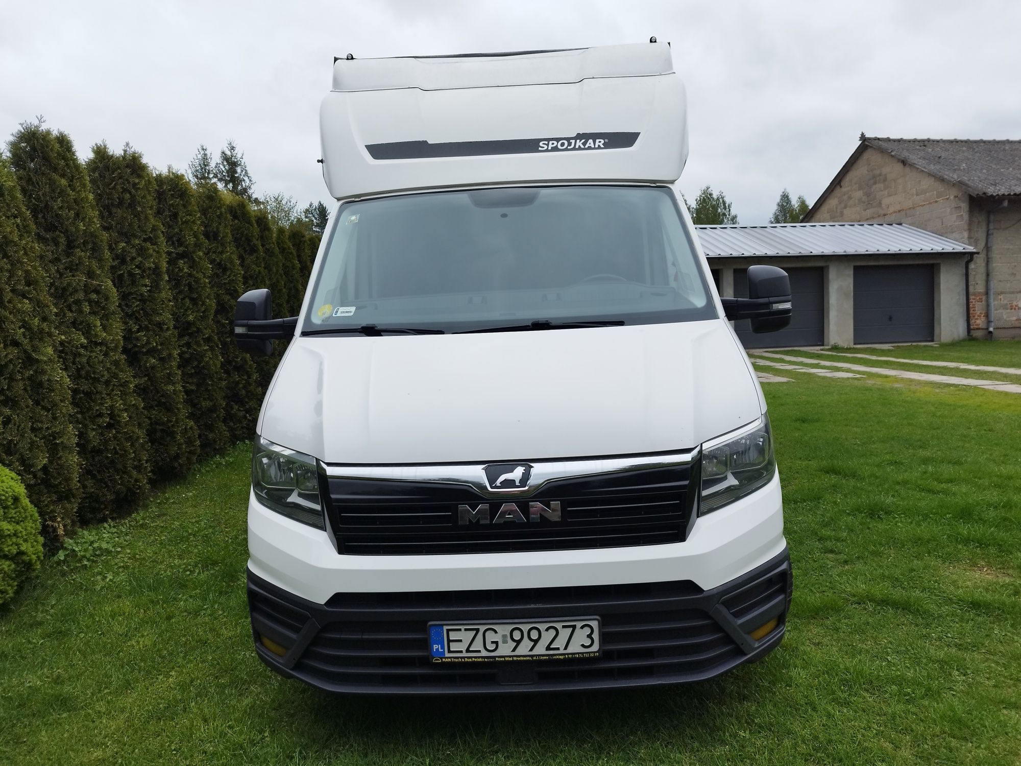 Man TGE 3.180 jak nowy 8EP firanka sypialnia Spojkar klima VW Crafter