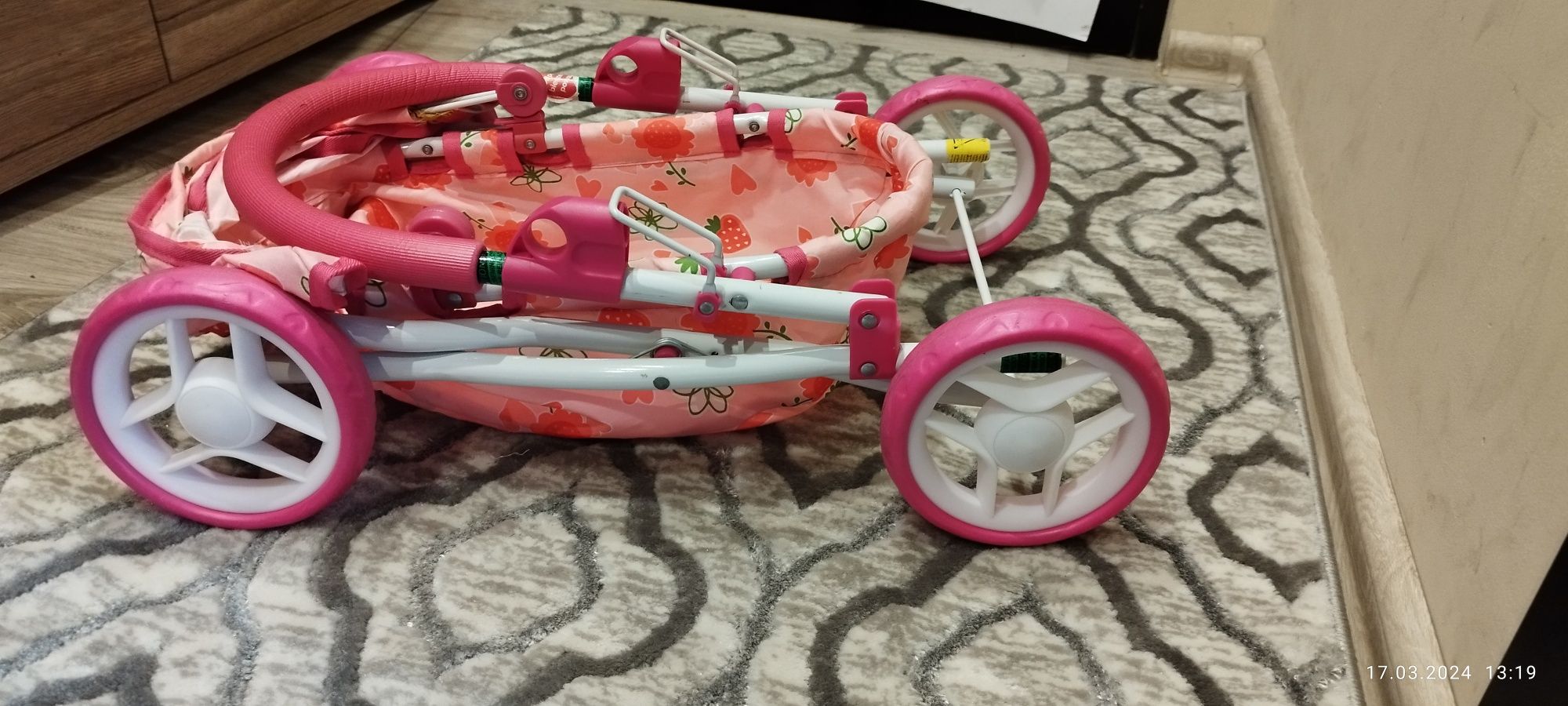 Wózek dla lalek, gondola baby mix składany